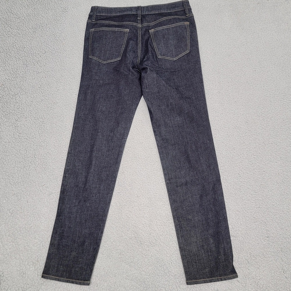 Express Jeans Mens 32x32 (Measured) Blue Relaxed Dark Wash Hyper Stretch Denim - Picture 9 of 10